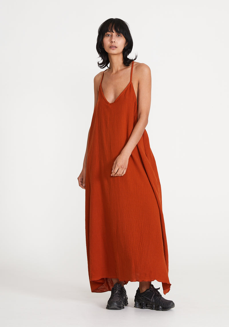 Rust MAXI DRESS